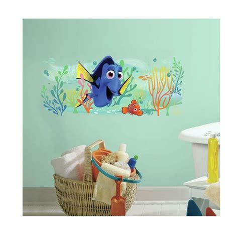 Stickers Muraux Disney Geant Finding Dory Nemo 99X41Cm RoomMates