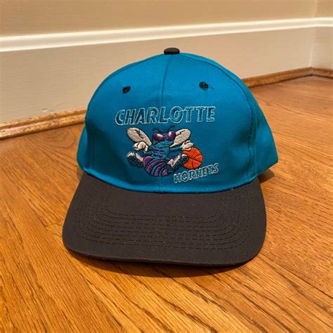 Vintage Charlotte Hornets Snapback Hat Adjustable NBA Gem