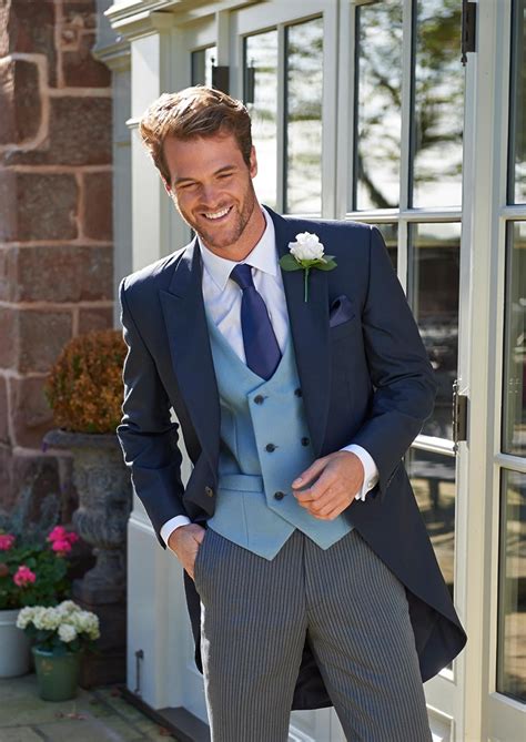 Navy Mohair Tailcoats Mens Wedding Hire Coles Menswear And