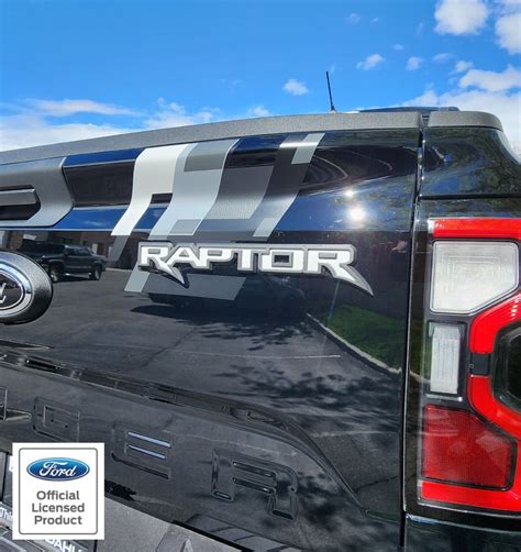 2024 Ford Ranger Raptor Tailgate Inlays Vinyl Decals Stickers Inlays Etsy