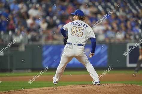 Kansas City Pitcher Jonathan Heasley 85 Editorial Stock Photo Stock