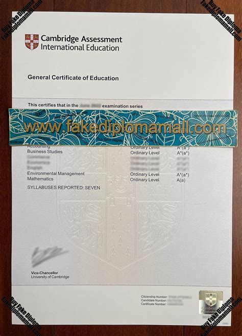 How To Order The Cambridge GCE O Level Certificate By