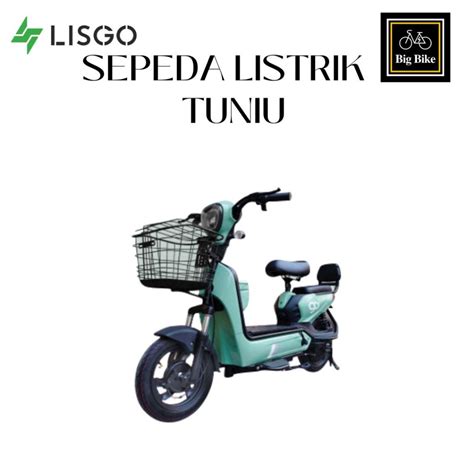 Jual SEPEDA LISTRIK LISGO TUNIU 48V 12AH 48V 20AH Garansi Resmi