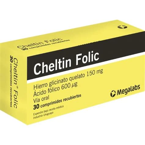 CHELTIN FOLIC 150 MG X 30 COMP Farmacia La Buena