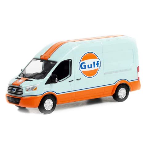 Greenlight Ford Transit Lwb High Roof Gulf Oil