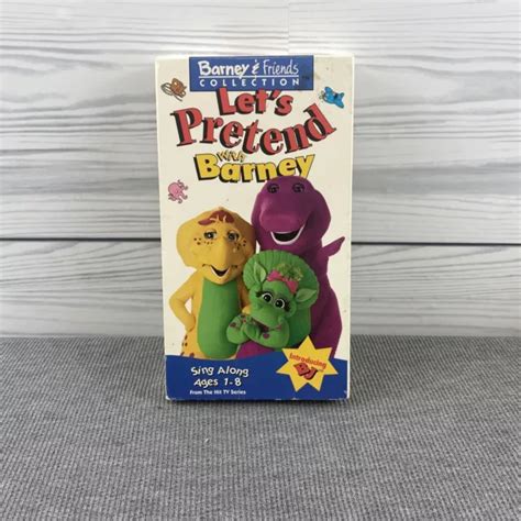 Lets Pretend With Barney Friends Collection Introducing Bj Vhs Sing