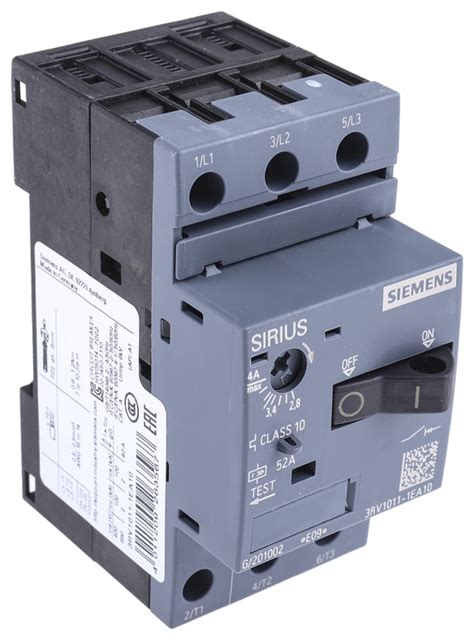 Rv Ea Siemens Siemens A Sirius Motor Protection