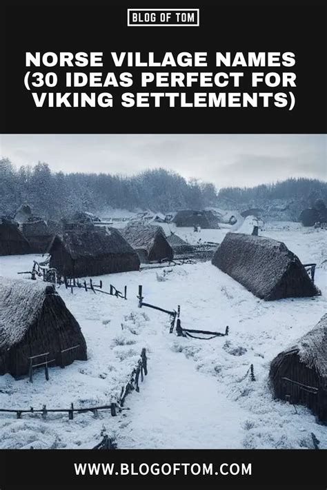 Norse village names 30 ideas perfect for viking settlements – Artofit