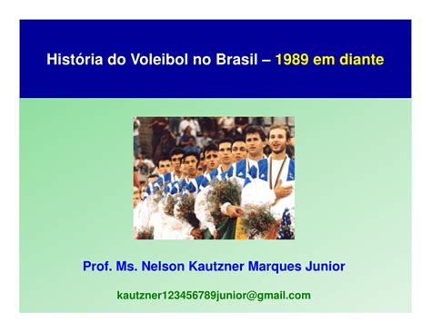 (PDF) História do Voleibol no Brasil -1989 em diante