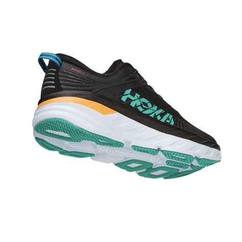 Giày Hoka Bondi 7 Black Atlantis 1110518 Batl Authentic Shoes