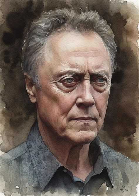 Christopher Walken Digital Art By Thuy Dinh Thi Fine Art America