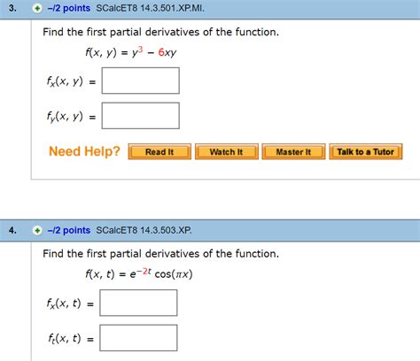 Solved Points Scalcet Xp Mi Find The First Chegg