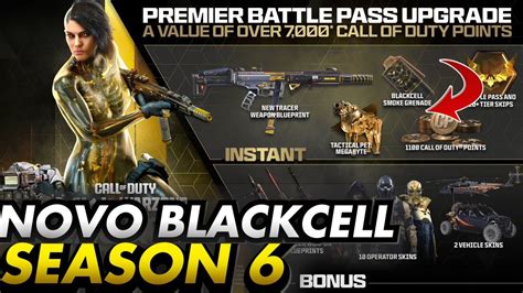 CONFIRA O NOVO PASSE DE BATALHA BLACKCELL DA SEASON 6 Do MW2 E WARZONE