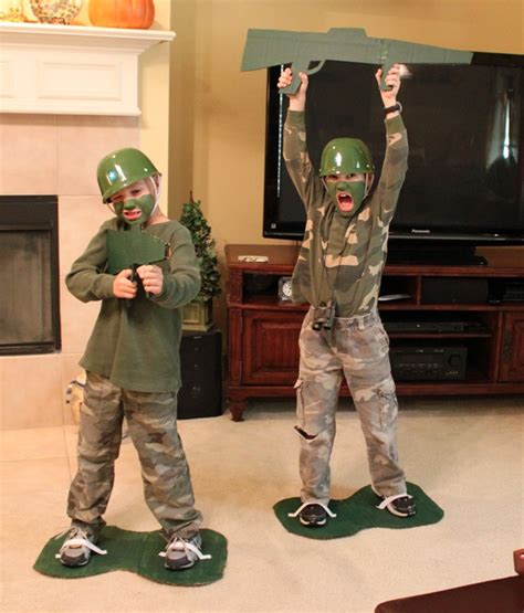 Frugal Toy Story Army Guy Costume - Frugal Fun For Boys and Girls