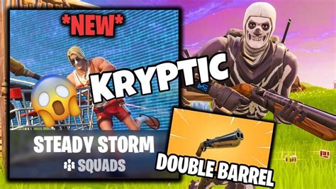 Fortnite Br Live New Double Barrel Shotgun Playing With Subs Road