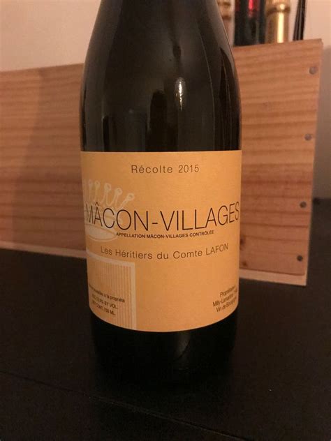 Les H Ritiers Du Comte Lafon M Con Villages France Burgundy