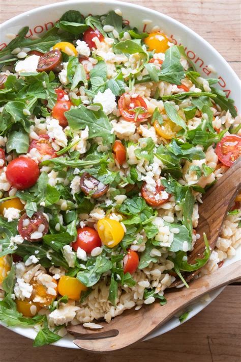 Orzo With Cherry Tomatoes Feta And Mint Giadzy Recipe Healthy Pasta Recipes Orzo Pasta