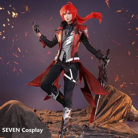 Seven Cosplay Presale Genshin Impact Diluc Ragnvindr New Skin Cosplay