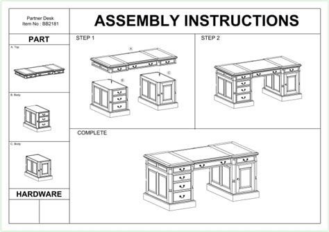 Create Assembly Instructions For Furniture Or Product Step By Step By Pattk96 Fiverr