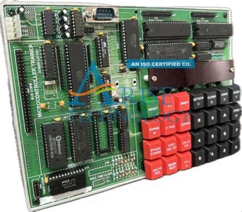 8051 Microcontroller Trainer Kit With In Built Power Supply For