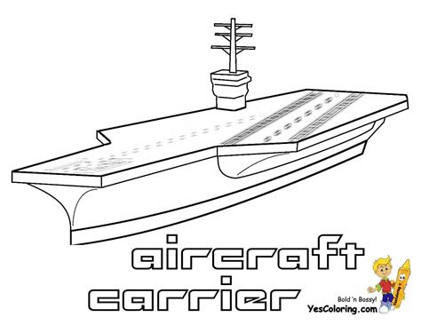 Print Out This Aircraft Carrier Coloring Page! "Sweet!" Tell Other ...