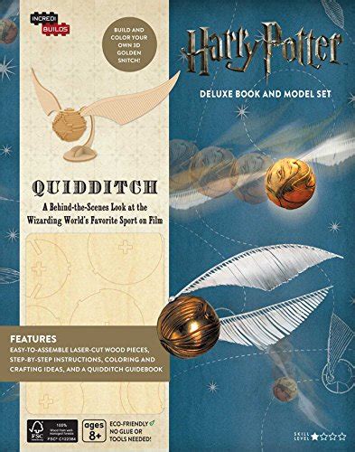 Incredibuilds Harry Potter Golden Snitch D Wood Model And Booklet