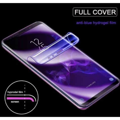 Jual Anti Gores Hydrogel Jelly Blue Light Clear Film Full Cover Samsung