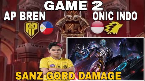 Gord Ginamit Ni Sanz Grabe Super Effetive Onic Vs Apbren Game M