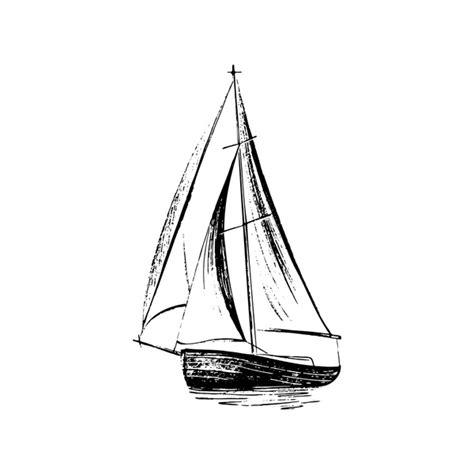 Sailing Boat Drawing