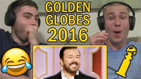 Ricky Gervais Golden Globes Reaction He S A Savage Youtube