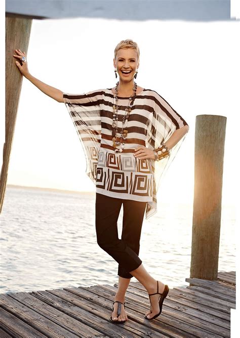 Chico S Zebra Maze Peri Poncho Chicos Fashion Fashion Clothes For Women