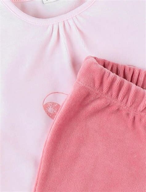 Pyjama Velours Rose Kiabi