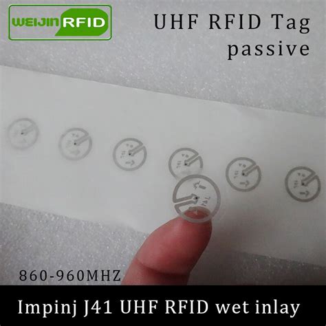 Uhf Rfid Tag Sticker Impinj J Natte Inlay Mhz Mhz