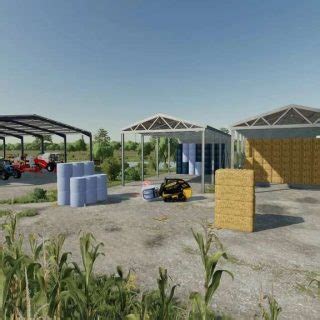 Steel Object Storage Sheds V1 0 FS22 Mod Farming Simulator 22 Mod