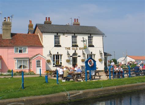 Watering Hole At Heybridge Basin Maldon Pub The Old Ship By Mac