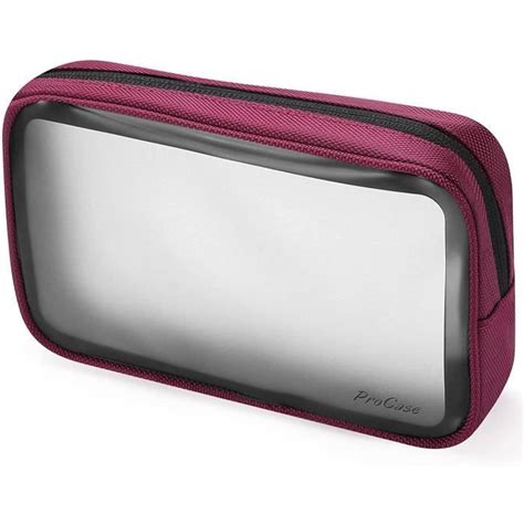 ProCase Trousse De Toilette Transparente Anti Fuite Pochette De Voyage