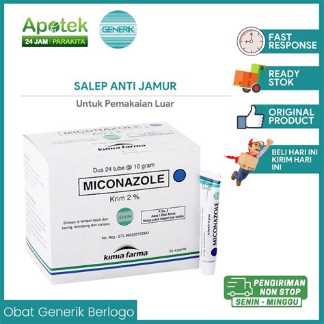 Jual Miconazole Cream Salep Anti Jamur Salep Kulit Shopee Indonesia