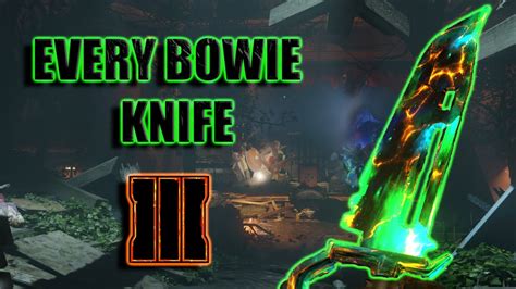 How Fast Can You Buy The Bowie Knife On Every Zombies Map Black Ops 3