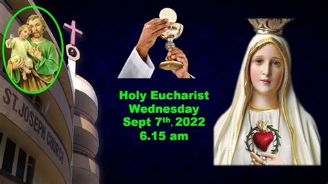 Live Holy Eucharist Live Holy Mass At Am Wed September