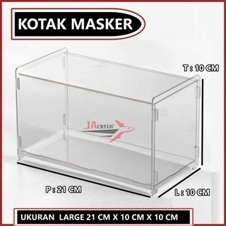 Jual Kotak Acyrlic Mahar Seserahan Kotak Kosmetik Masker Make Up