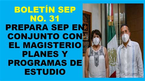 Soy Docente BOLETÍN SEP NO 31 PREPARA SEP EN CONJUNTO CON EL