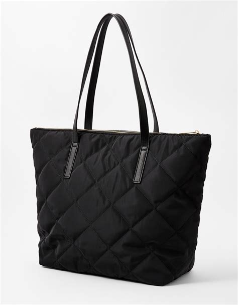 Tilly Quilted Tote Bag Black | Tote & Shopper bags | Accessorize UK