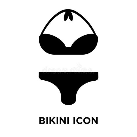 Vector Del Icono Del Bikini Aislado En El Fondo Blanco Concepto Del