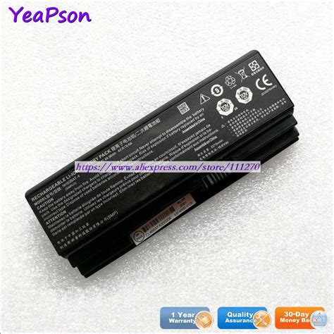 Yeapson V Mah Genuine Nh Bat Laptop Battery For Clevo Nh Rh