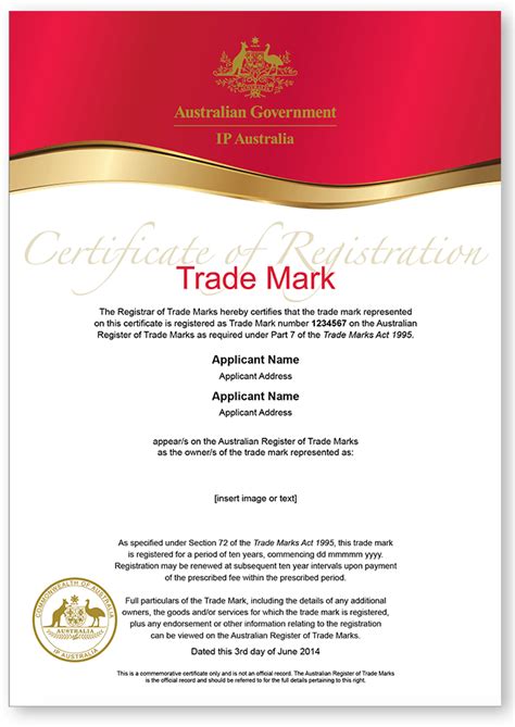 Trade Mark Certificate Fresh Creative