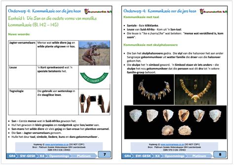 Graad Sosiale Wetenskappe Sw Geografie En Geskiedenis Kwartaal