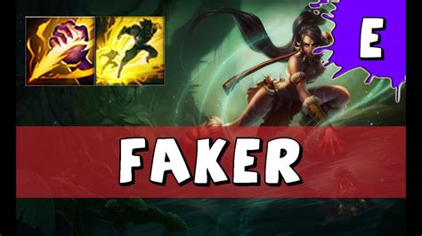 Skt T1 Faker As Nidalee Vs Elise Jungle S6 Challenger Soloq League