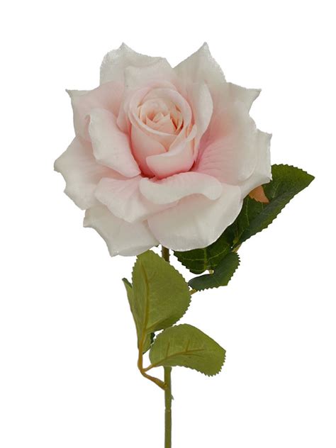 Artificial Rose Loretta Pale Pink 50cm Desflora