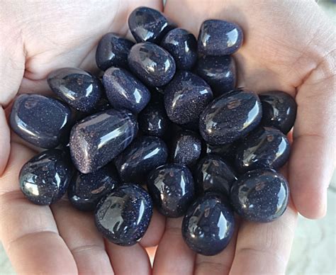 Blue Sandstone Tumble Stones Hello Indigo Halo