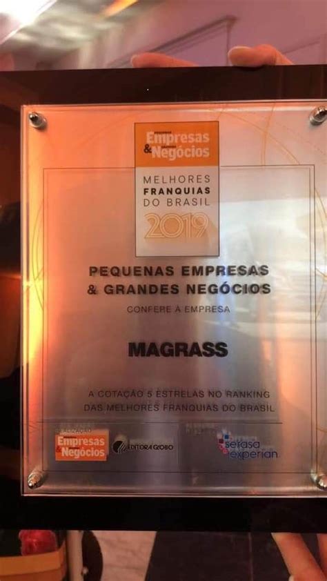 Magrass está entre as melhores franquias brasileiras RSN